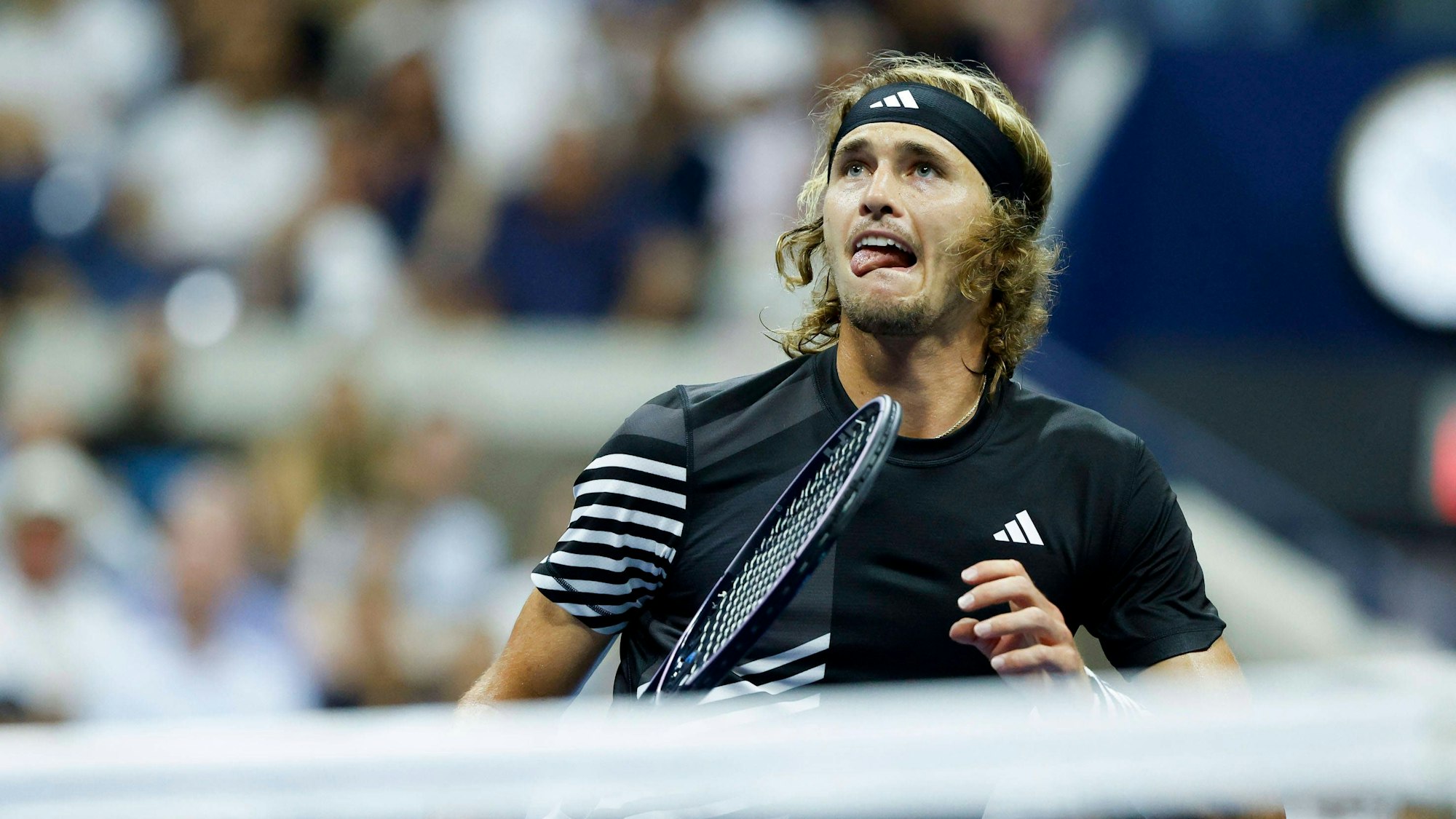 Alexander Zverev hatte gegen Carlos Alcaraz bei den US Open keine Chance.