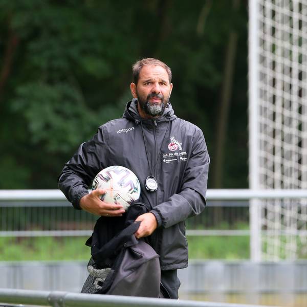 1. FC Köln, Training U19, Trainer Stefan Ruthenbeck (1. FC Köln), 05.08.2021, Bild: Herbert Bucco