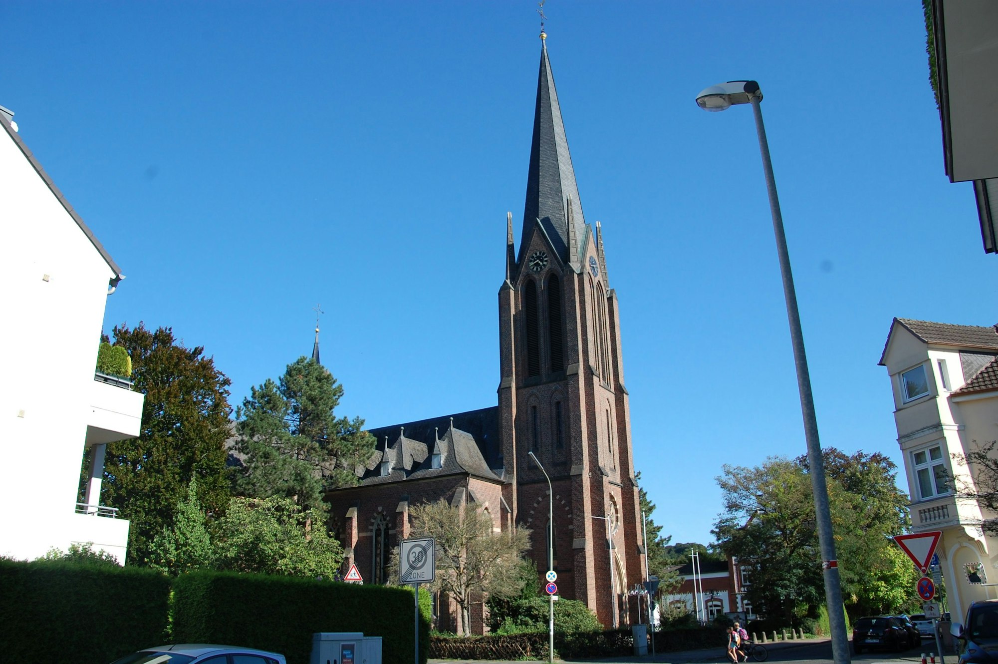 Die Kirche in Leichlingen.