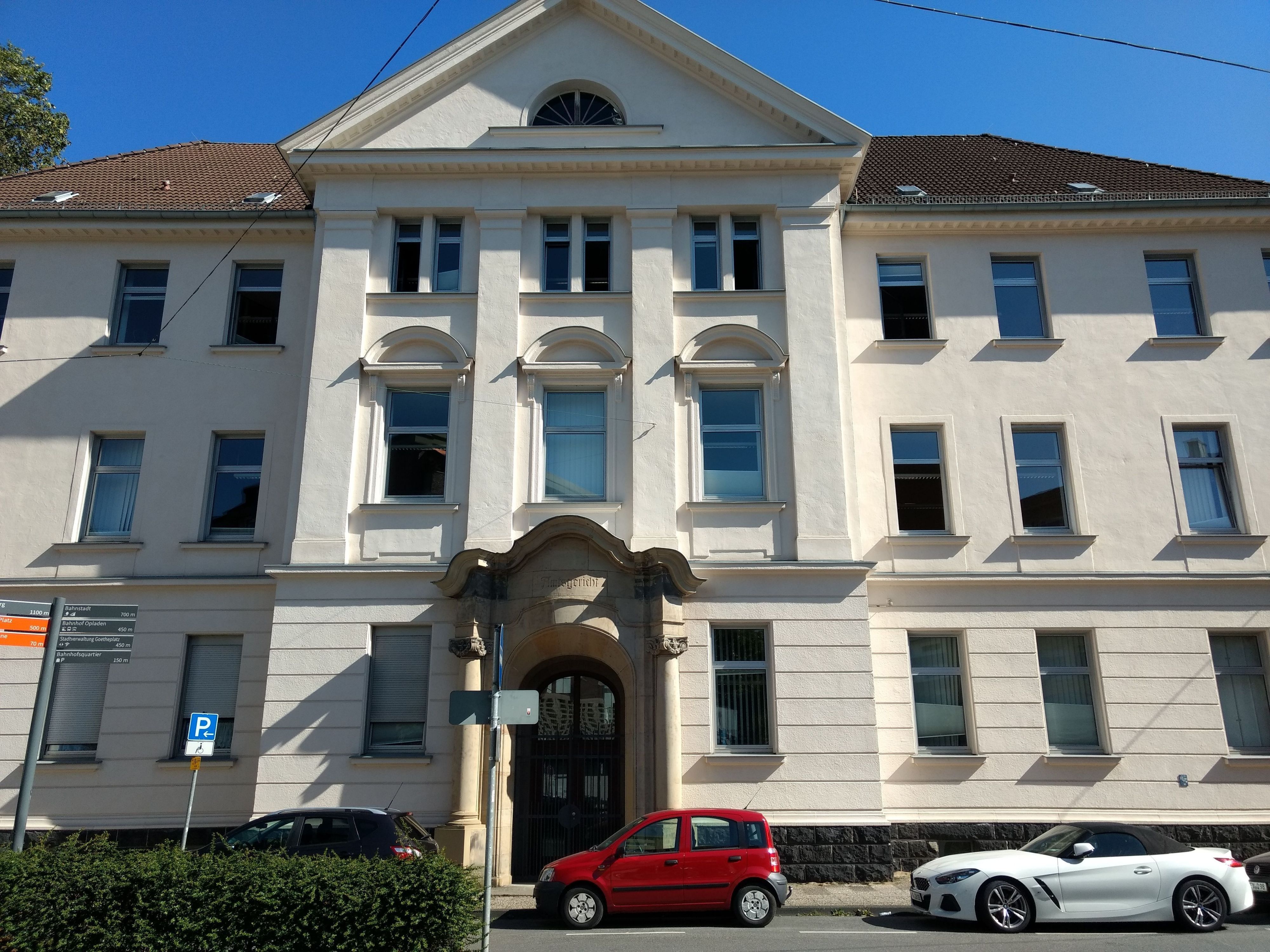 Der Altbau des Amtsgerichts in Opladen
