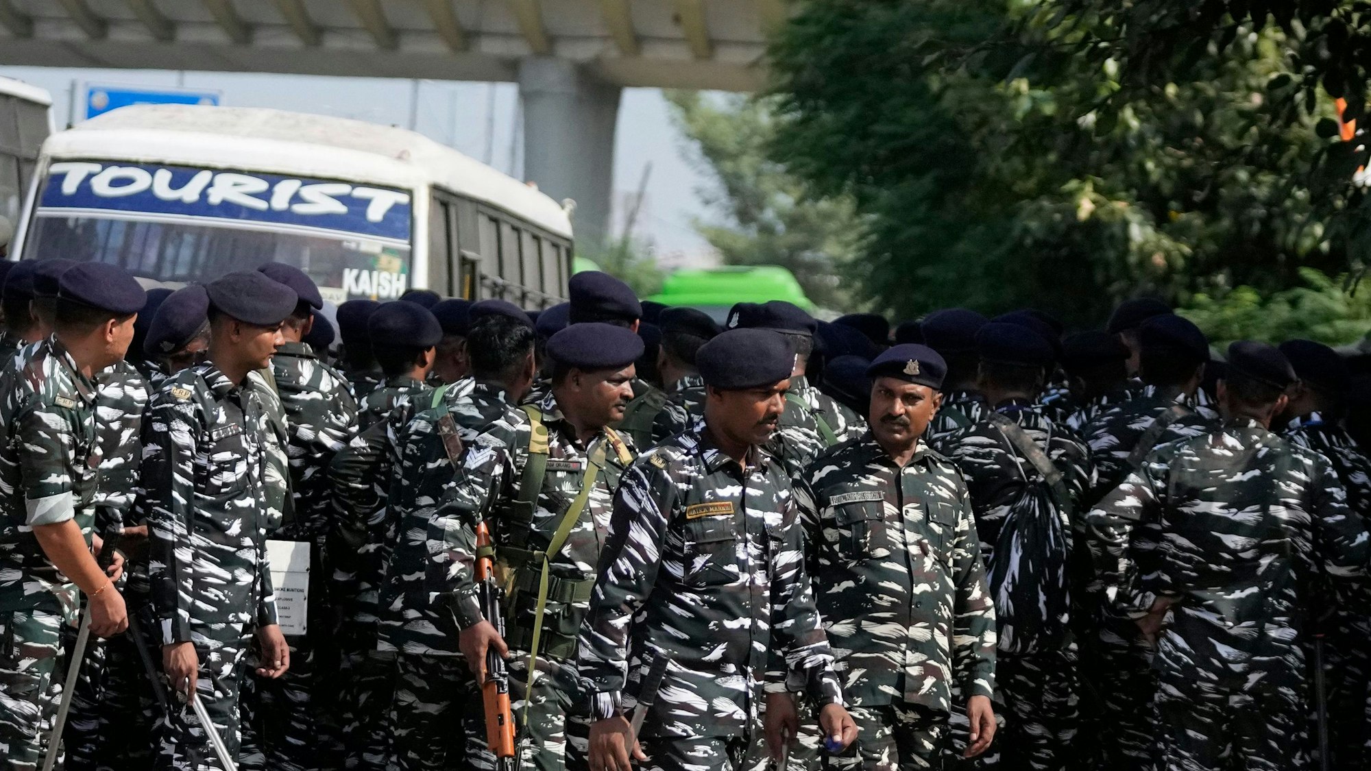 Sicherheitsvorkehrungen vor dem G20-Gipfel im indischen Neu Delhi