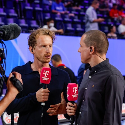 Per Günther kommentierte gemeinsam mit Benni Zander die Basketball-WM für „MagentaSport“.