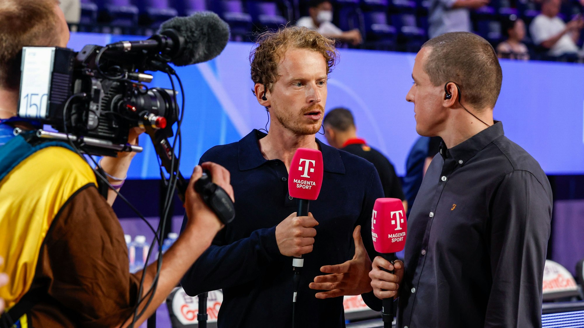 Per Günther kommentierte gemeinsam mit Benni Zander die Basketball-WM für „MagentaSport“.
