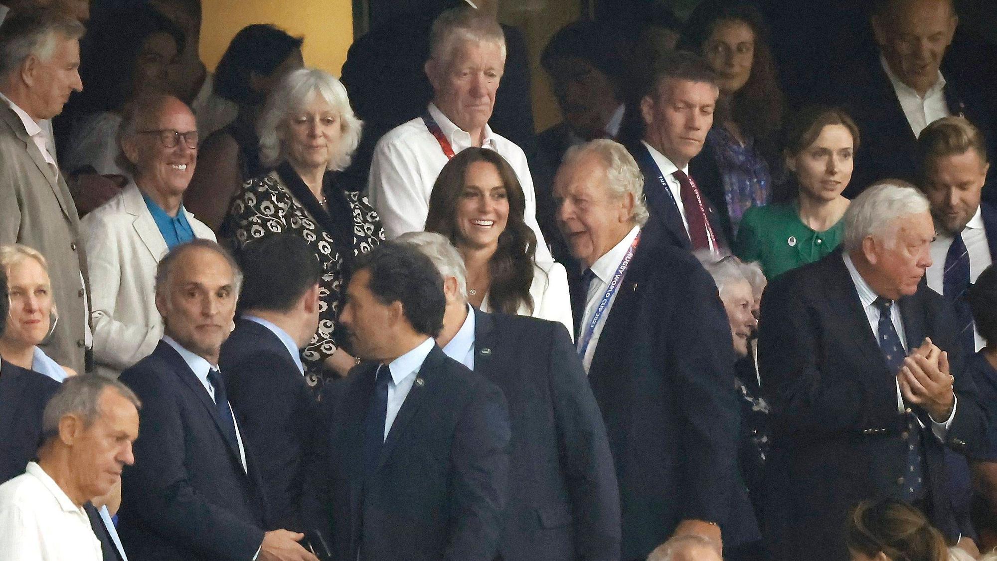 Kate Middleton beim Coupe du Monde de Rugby 2023.