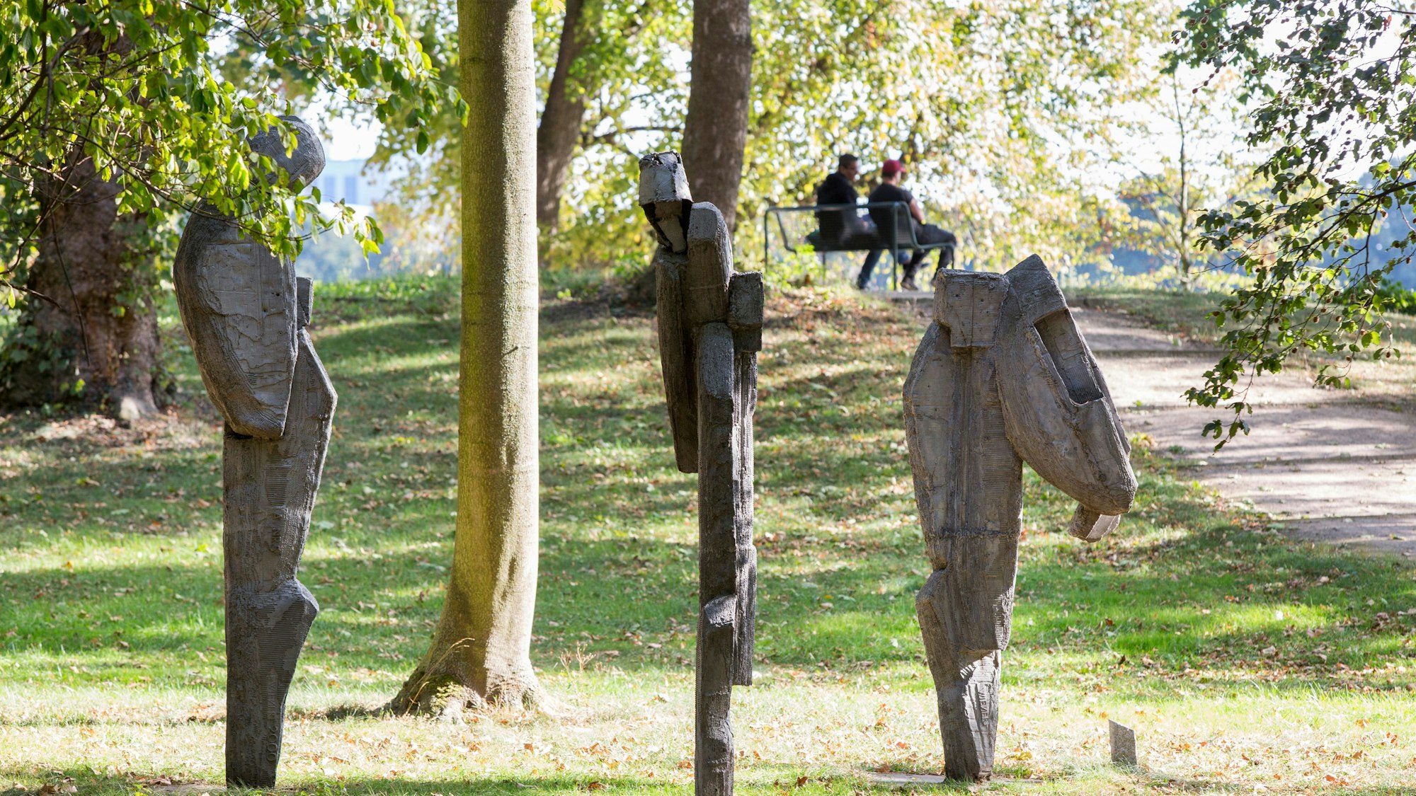 Der Schlosspark Stammheim ist gleichzeitig ein Skulpturenpark.