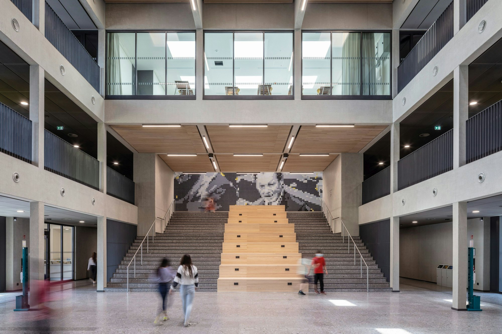 Das Foyer der Willy-Brandt-Gesamtschule