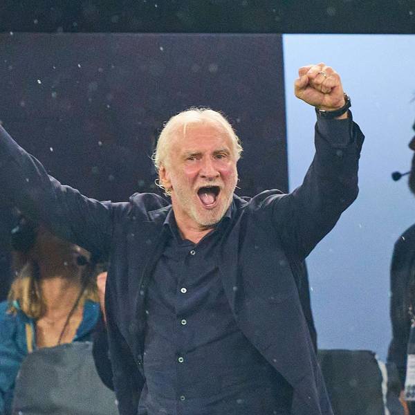 Jubelt nach dem Sieg gegen Frankreich: Rudi Völler