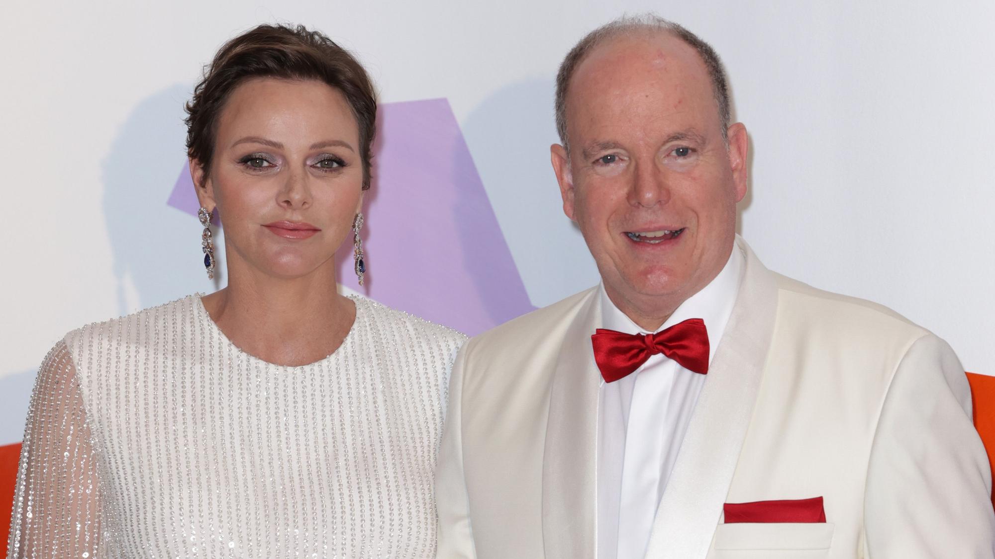 Fürstin Charlène und Fürst Albert von Monaco im Juli 2023.