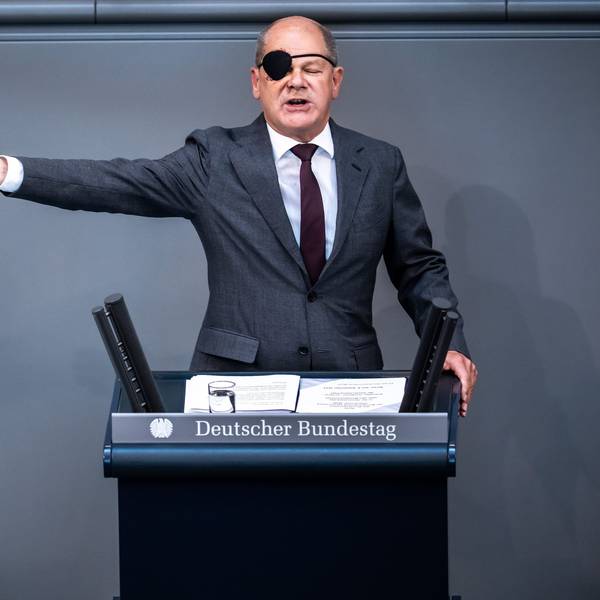 06.09.2023, Berlin: Bundeskanzler Olaf Scholz (SPD), nimmt an der Generaldebatte des Bundestags teil. Die Generalaussprache nimmt bei der Haushaltsdebatte des Bundestags die aktuellen Themen der Politik der Bundesregierung auf.
Bundeskanzler Olaf Scholz forderte in seiner Rede im Bundestag: Der Staat soll vieles schneller erledigen. (zu dpa: «Deutschland soll schneller werden») Foto: Michael Kappeler/dpa - Honorarfrei nur für Bezieher des Dienstes dpa-Nachrichten für Kinder +++ dpa-Nachrichten für Kinder +++