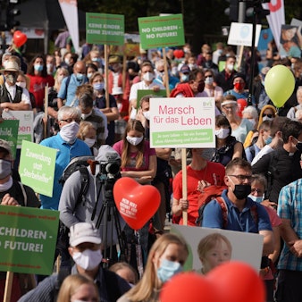 Der „Marsch für das Leben“ fand bislang ausschließlich in Berlin statt. In diesem Jahr wollen die Gegner von Schwangerschaftsabbrüchen zum ersten Mal in Köln demonstrieren.