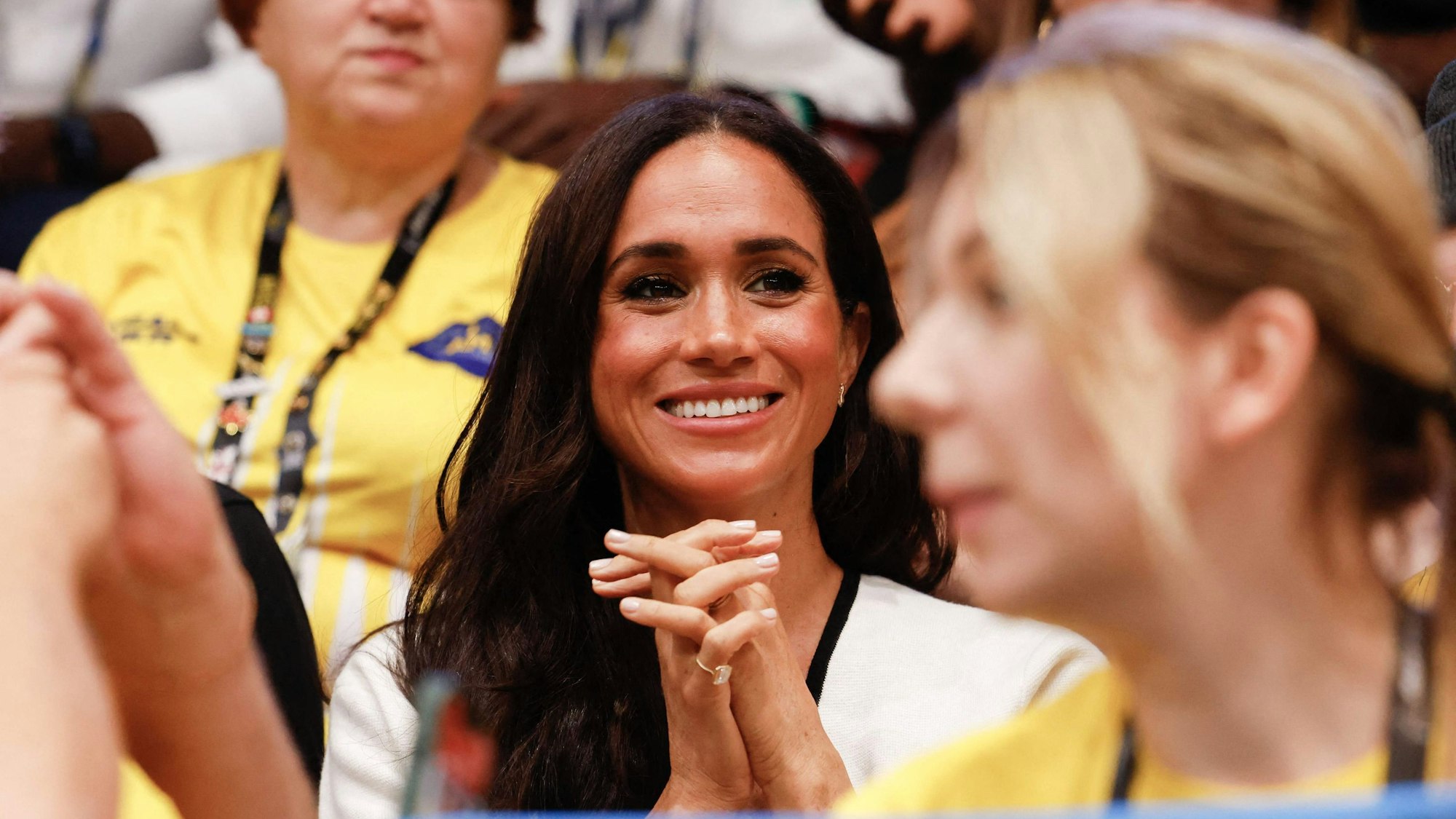 Herzogin Meghan im Publikum der Invictus Games 2023.