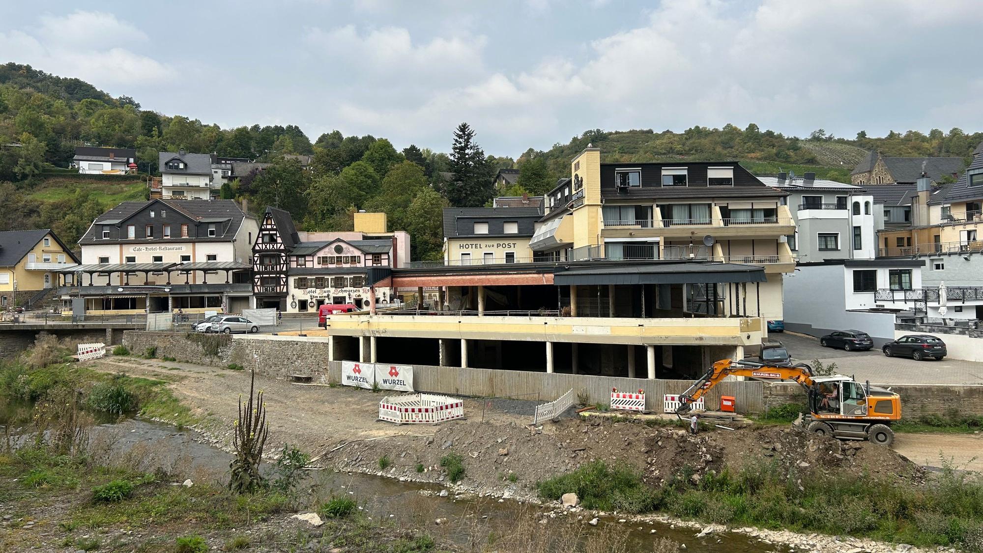 Altenahr im Spetember 2023, gut zwei Jahre nach der Hochwasserkatastrophe