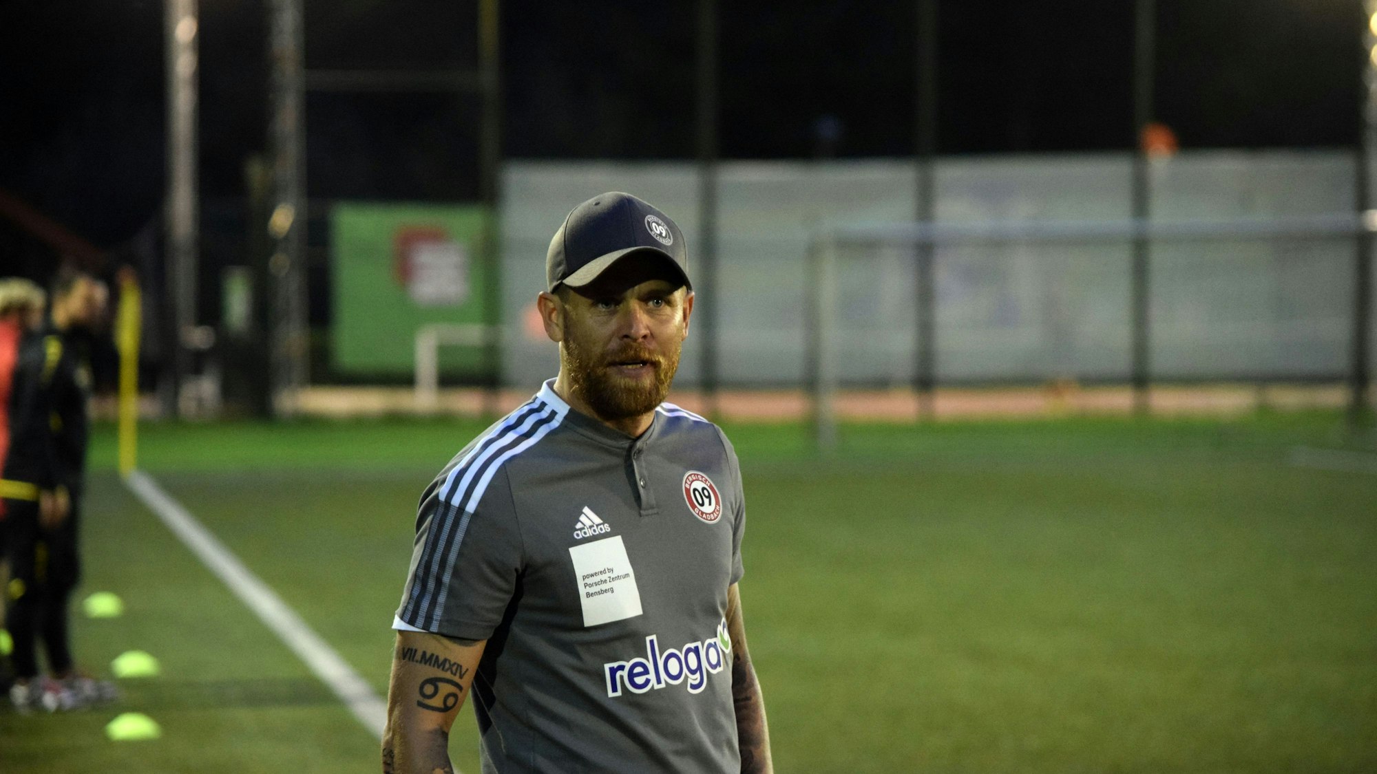 Mike Wunderlich am Spielfeldrand