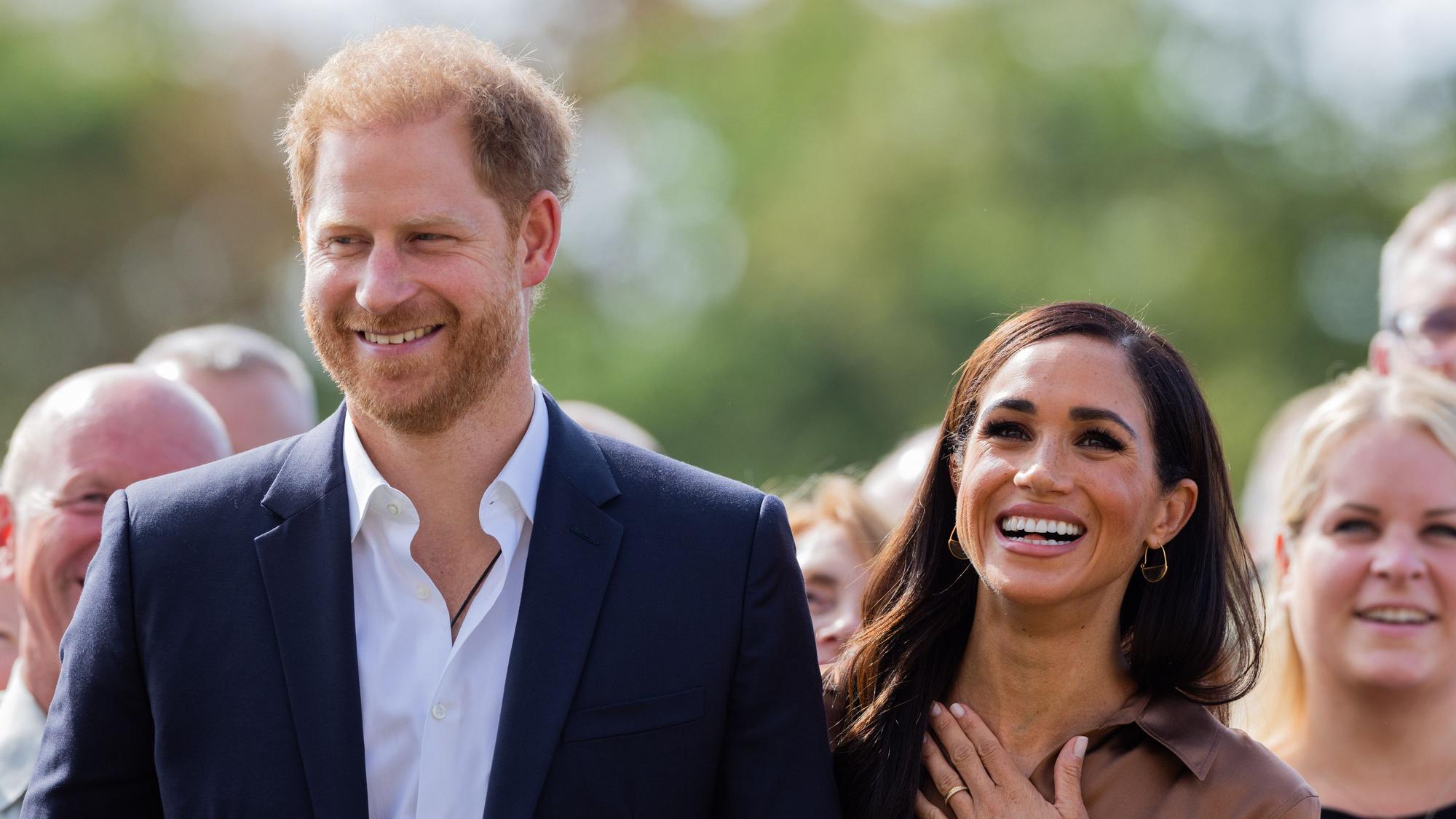 Prinz Harry und seine Frau Meghan nehmen am Rande der 6. Invictus Games an einem Treffen mit Vertretern der NATO in der Merkur Spiel-Arena teil.