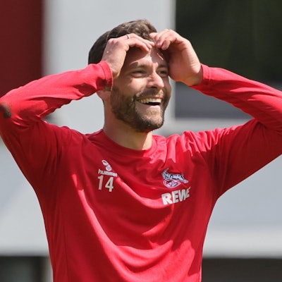Jonas Hector beim FC-Training in der vergangenen Saison.