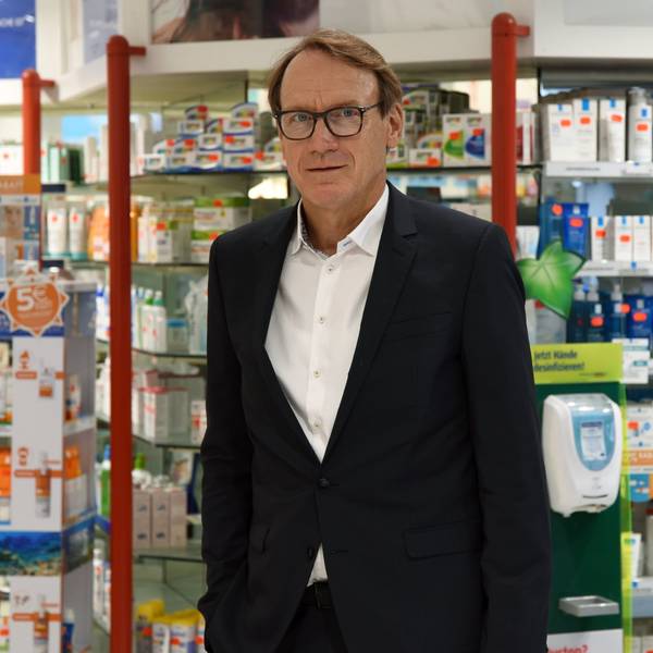 06.04.2020 Köln Corona Zwischenbilanz Apotheker Thomas Preis Alpha Apotheke
Foto: Csaba Peter Rakoczy