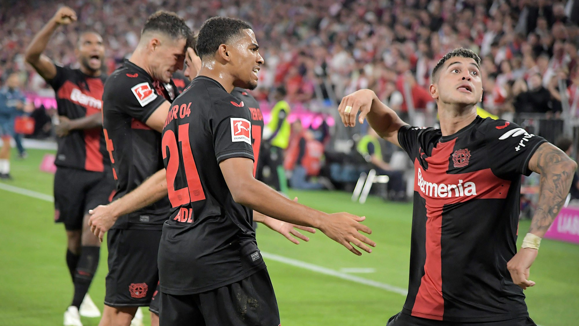 Bayer 04 Leverkusen konnte sich in der Nachspielzeit ein 2:2 gegen Meister FC Bayern München sichern. Im ZDF wurde ein anderes Ergebnis verkündet.