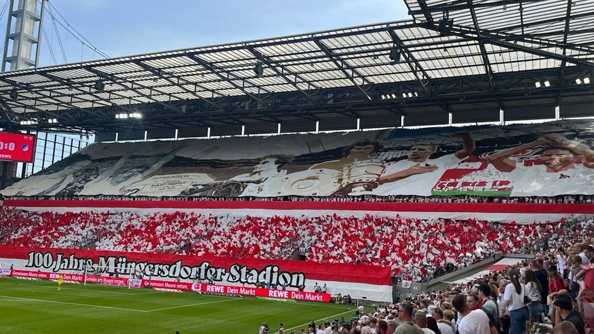 Die Choreo der FC-Fans