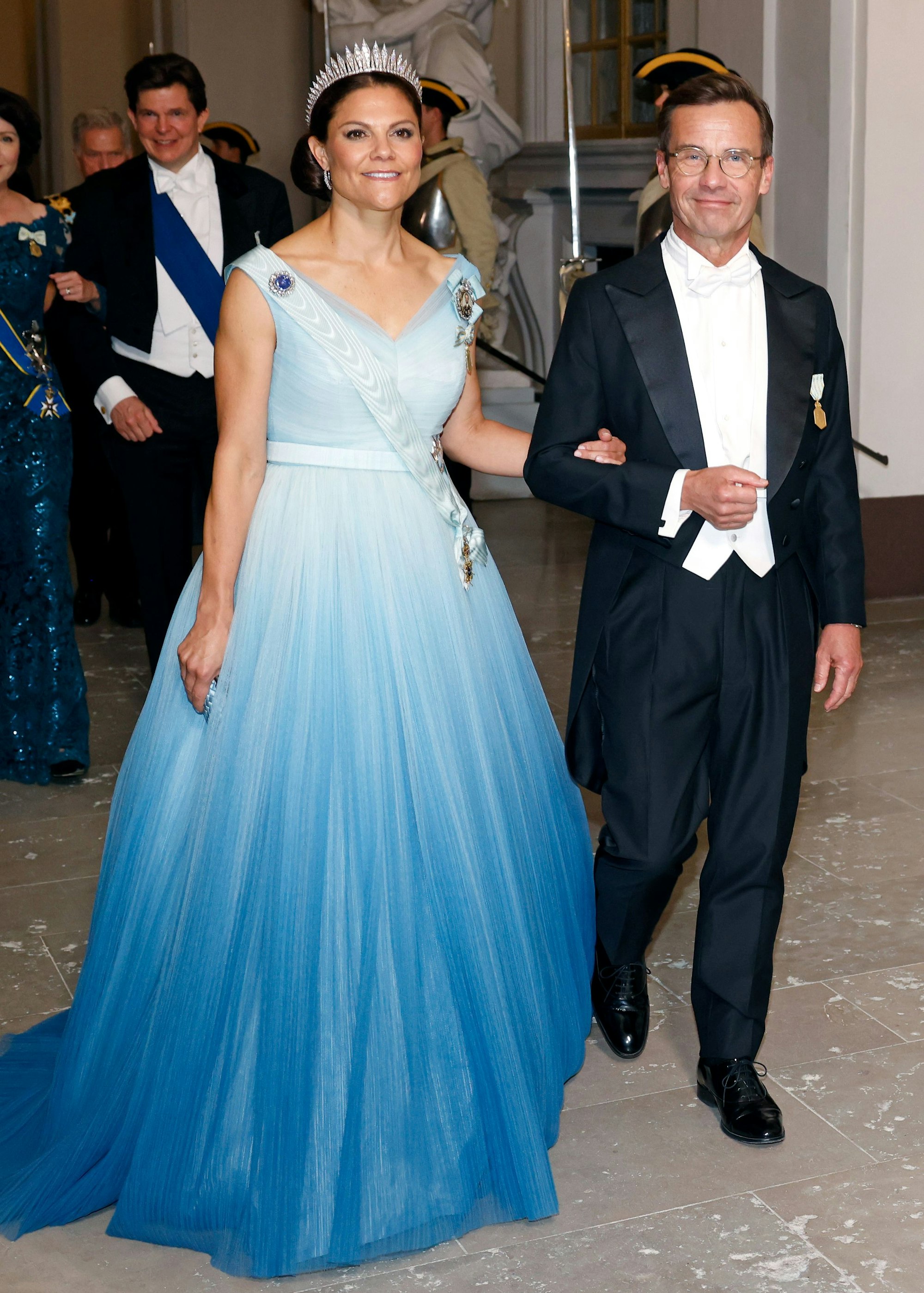 Kronprinzessin Victoria von Schweden und Schwedens Premierminister Ulf Kristersson