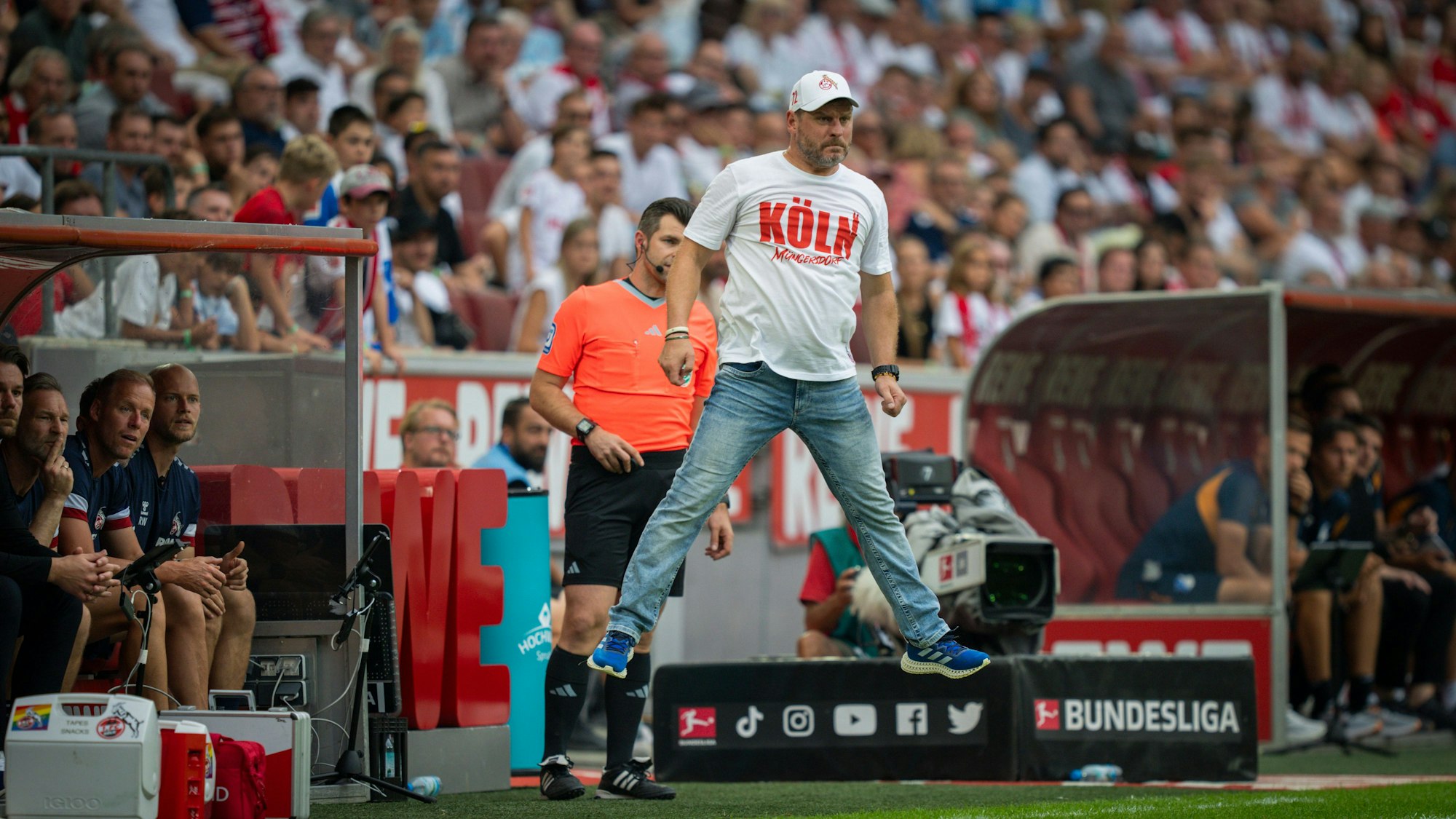 Steffen Baumgart litt am Samstag mit der Mannschaft des 1. FC Köln.