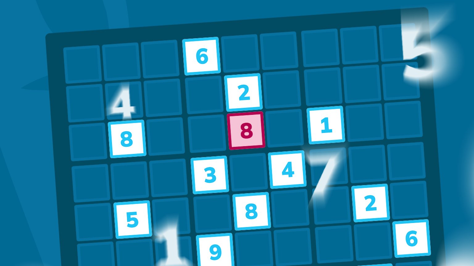 A partially completed puzzle with pencil