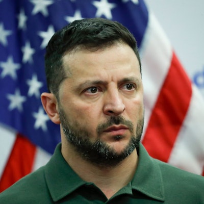 Wolodymyr Selenskyj, Präsident der Ukraine, bei einem Besuch in New York