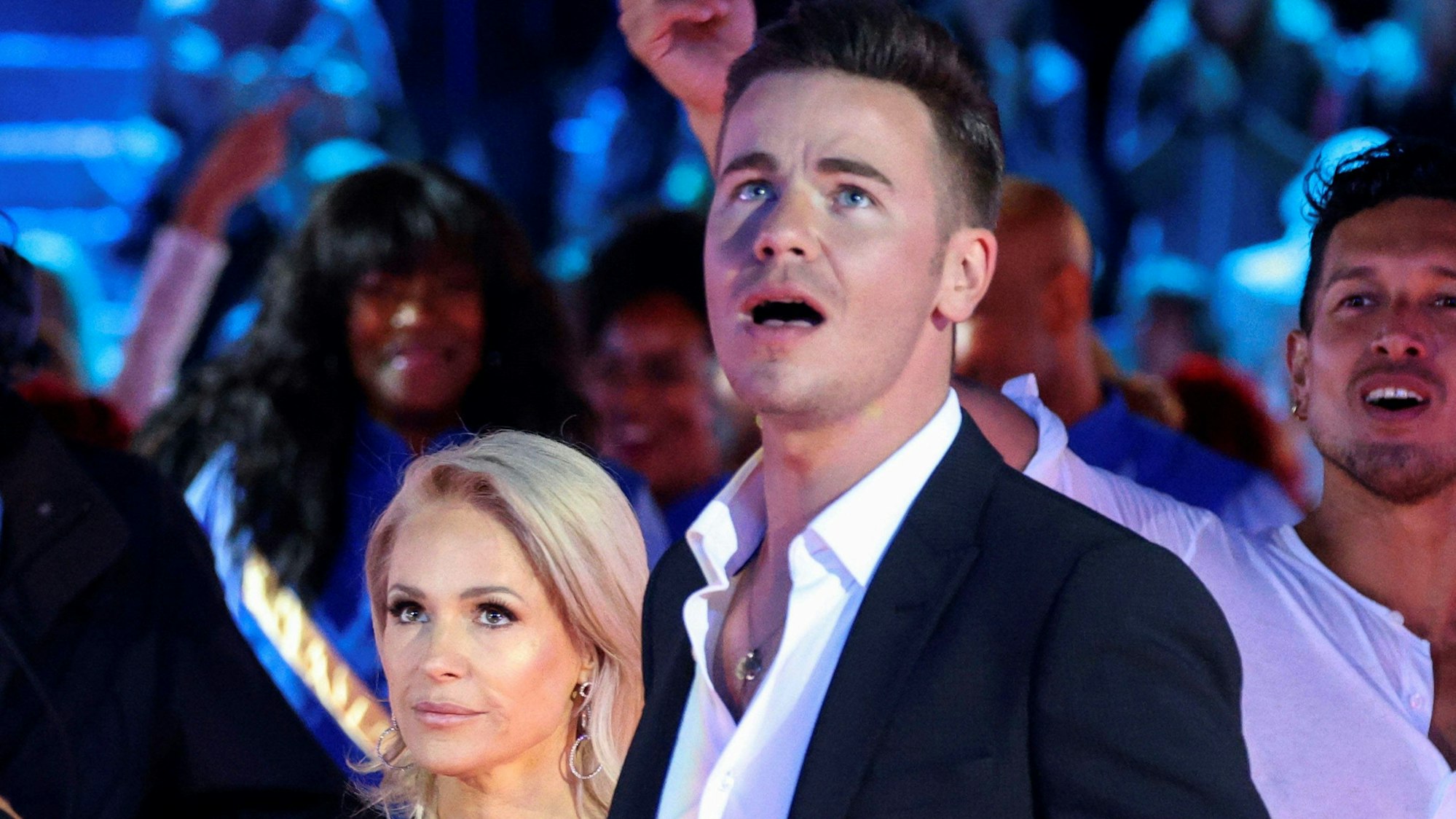 Michelle und Eric Philippi beim „Schlagerbooom 2023“ von Florian Silbereisen.