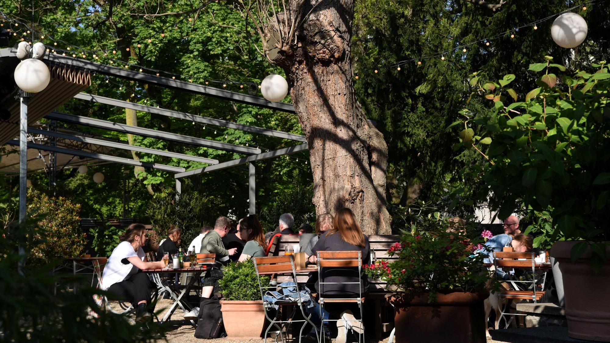 Biergarten im Stadtgarten