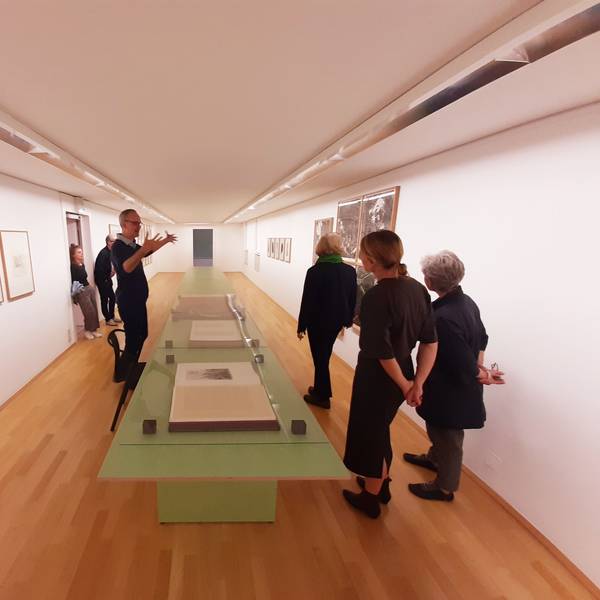 Blick ins Museum Morsbroich Leverkusen.