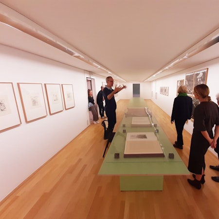 Blick ins Museum Morsbroich Leverkusen.