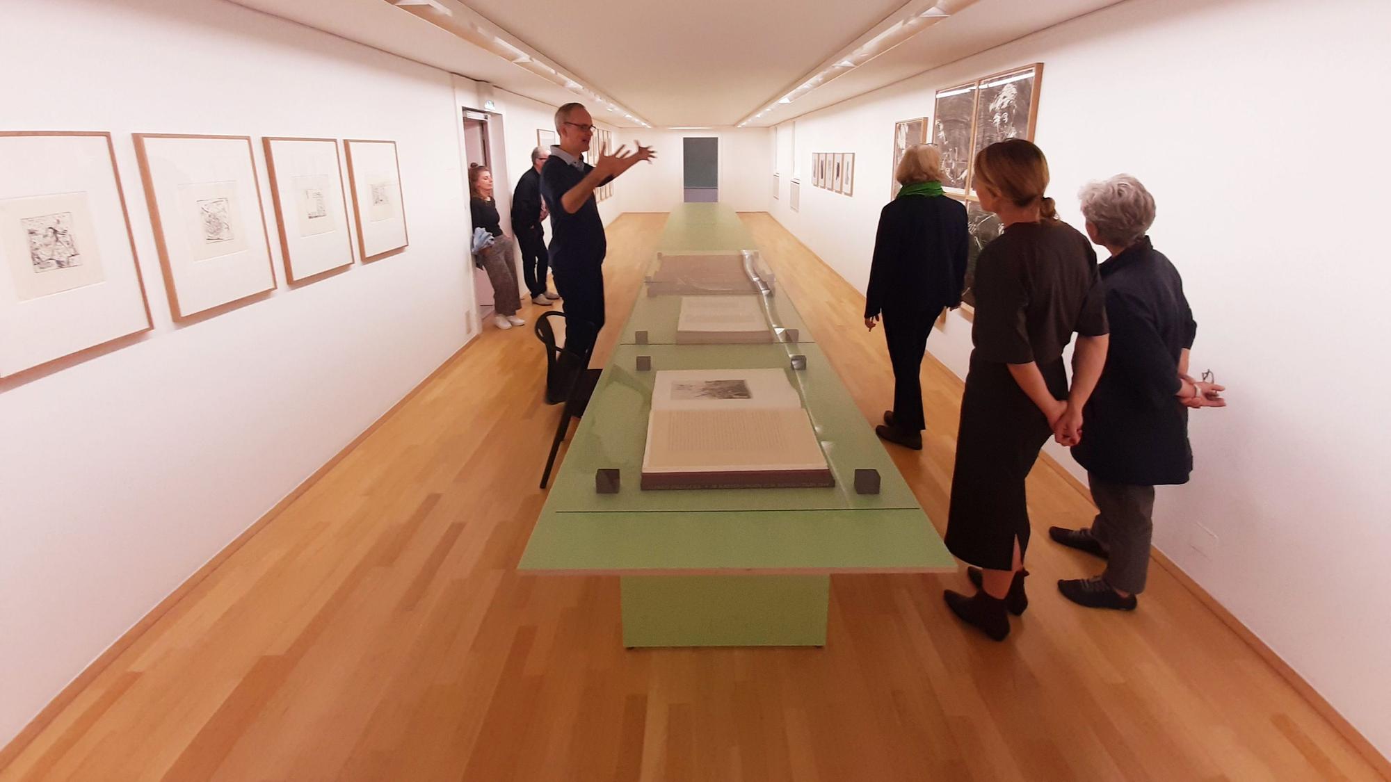 Blick ins Museum Morsbroich Leverkusen.