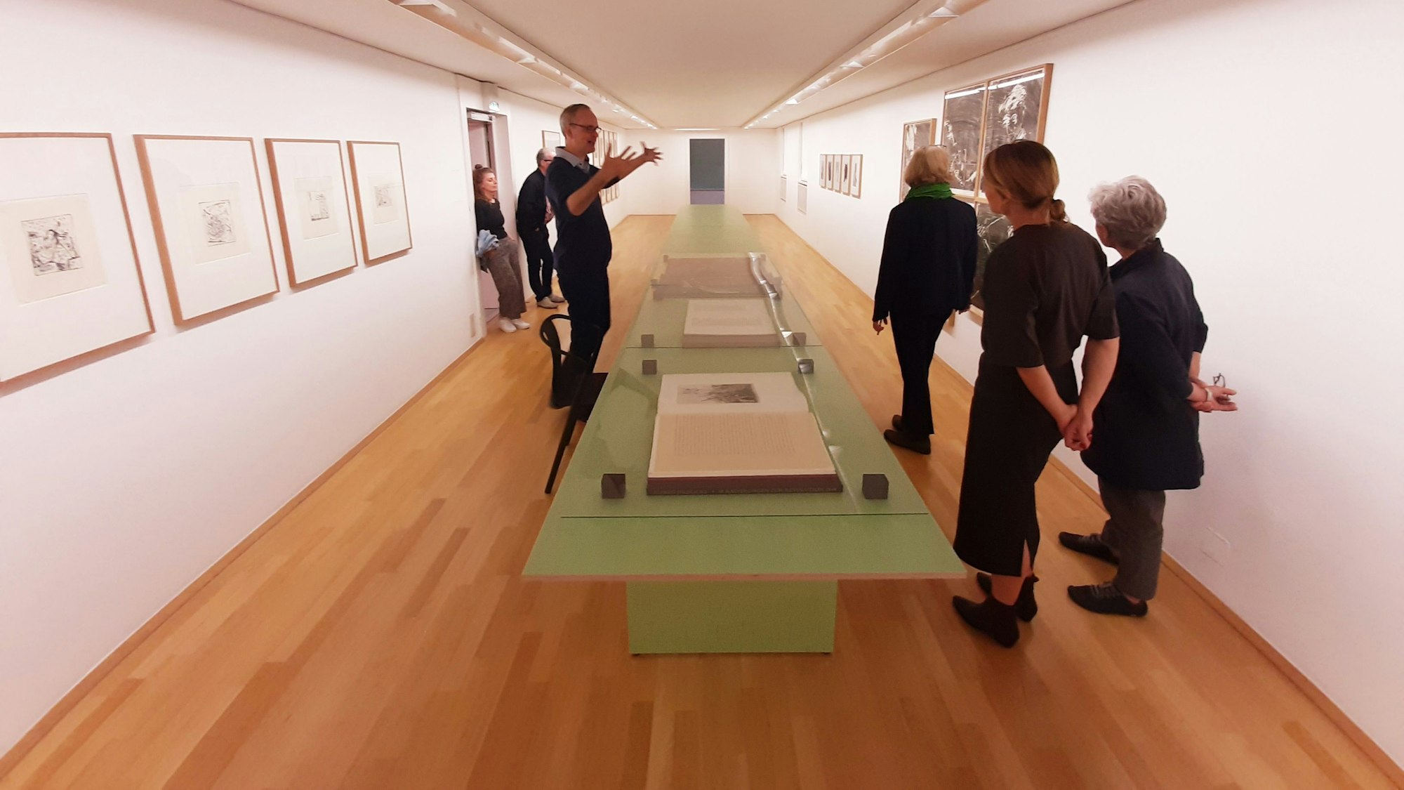 Blick ins Museum Morsbroich Leverkusen.