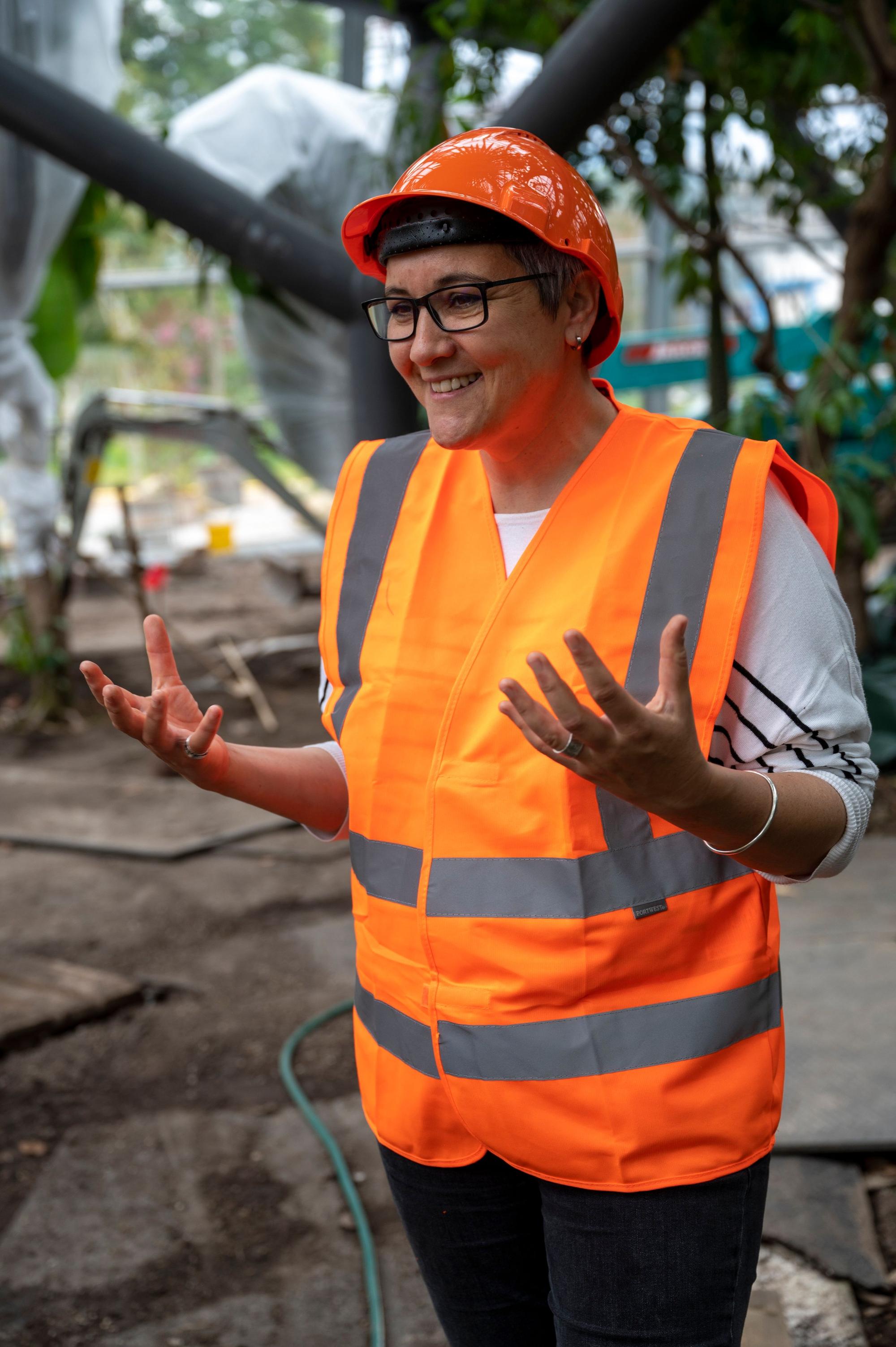 Marina Tsaliki, Direktorin des Botanischen Gartens