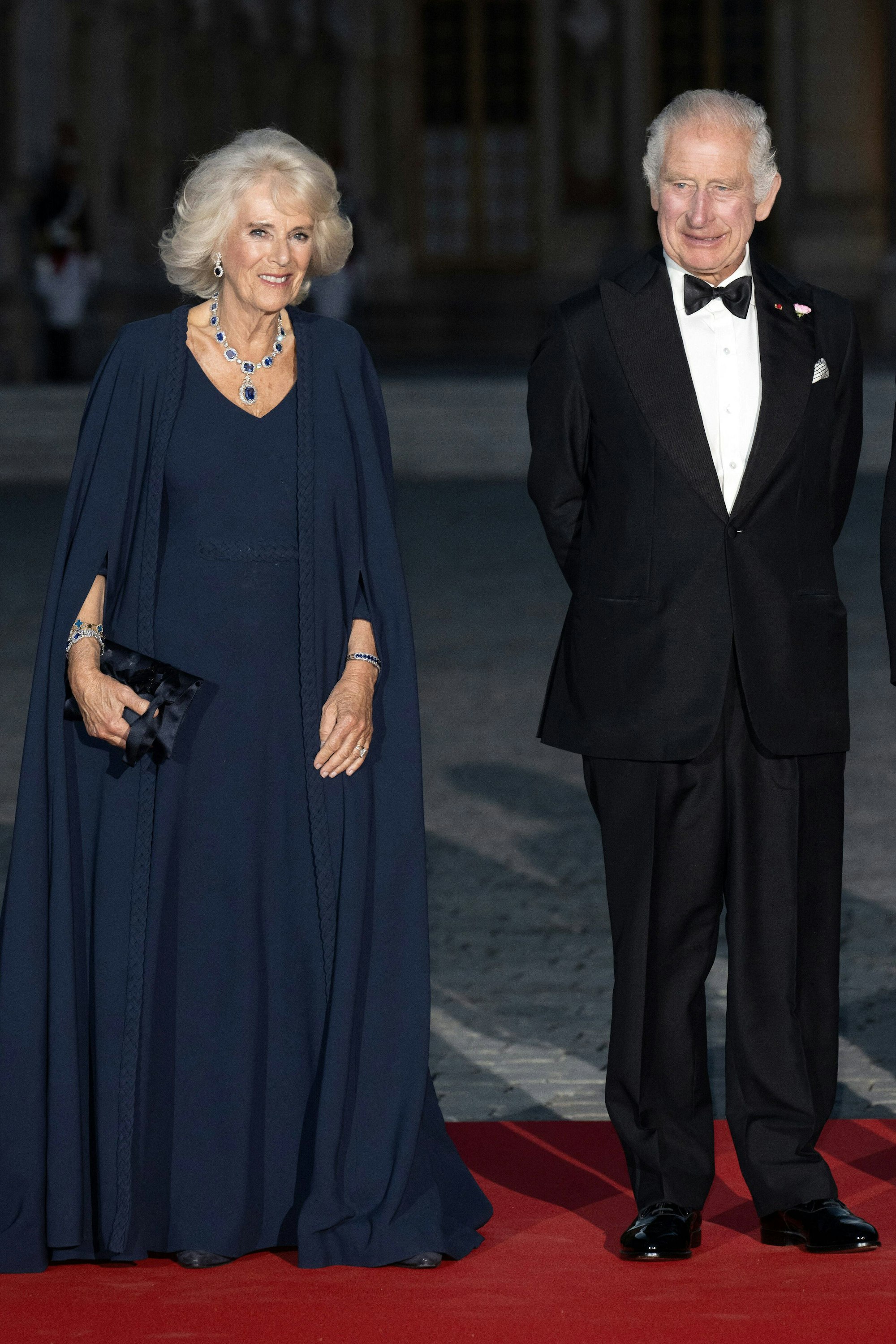 Königin Camilla und König Charles beim Staatsbankett