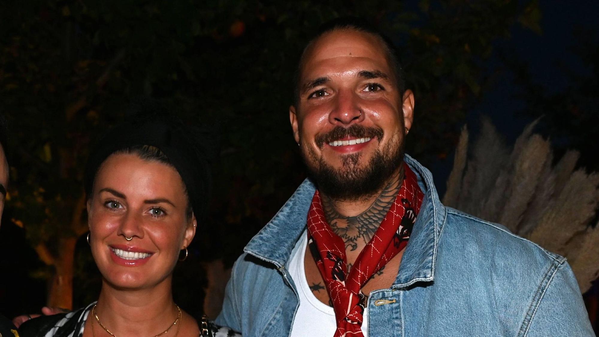 Schauspieler Lars Steinhöfel, l-r, Pia Tillmann und Zico Banach kommt zum grossen Kürbisfest im Gertrudenhof