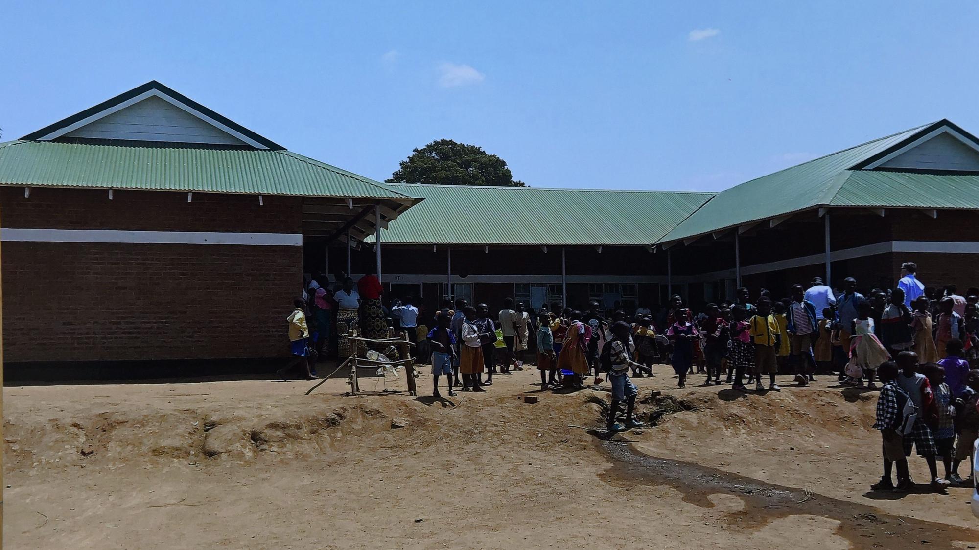 Schulgebäude in Malawi