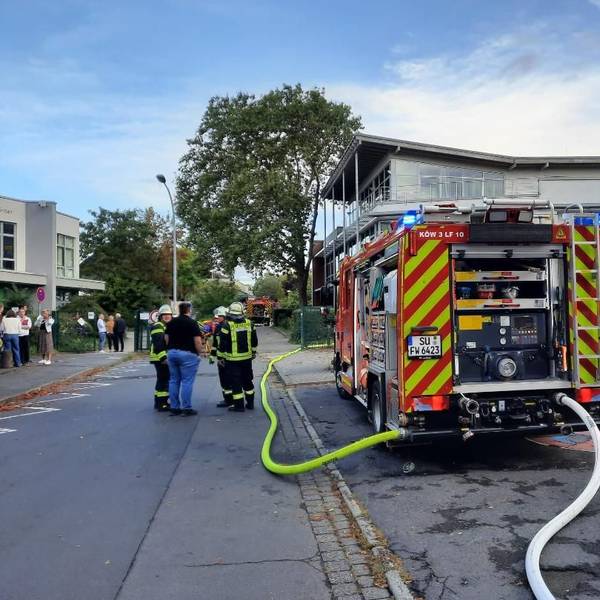 Feuerwehr im Einsatz.