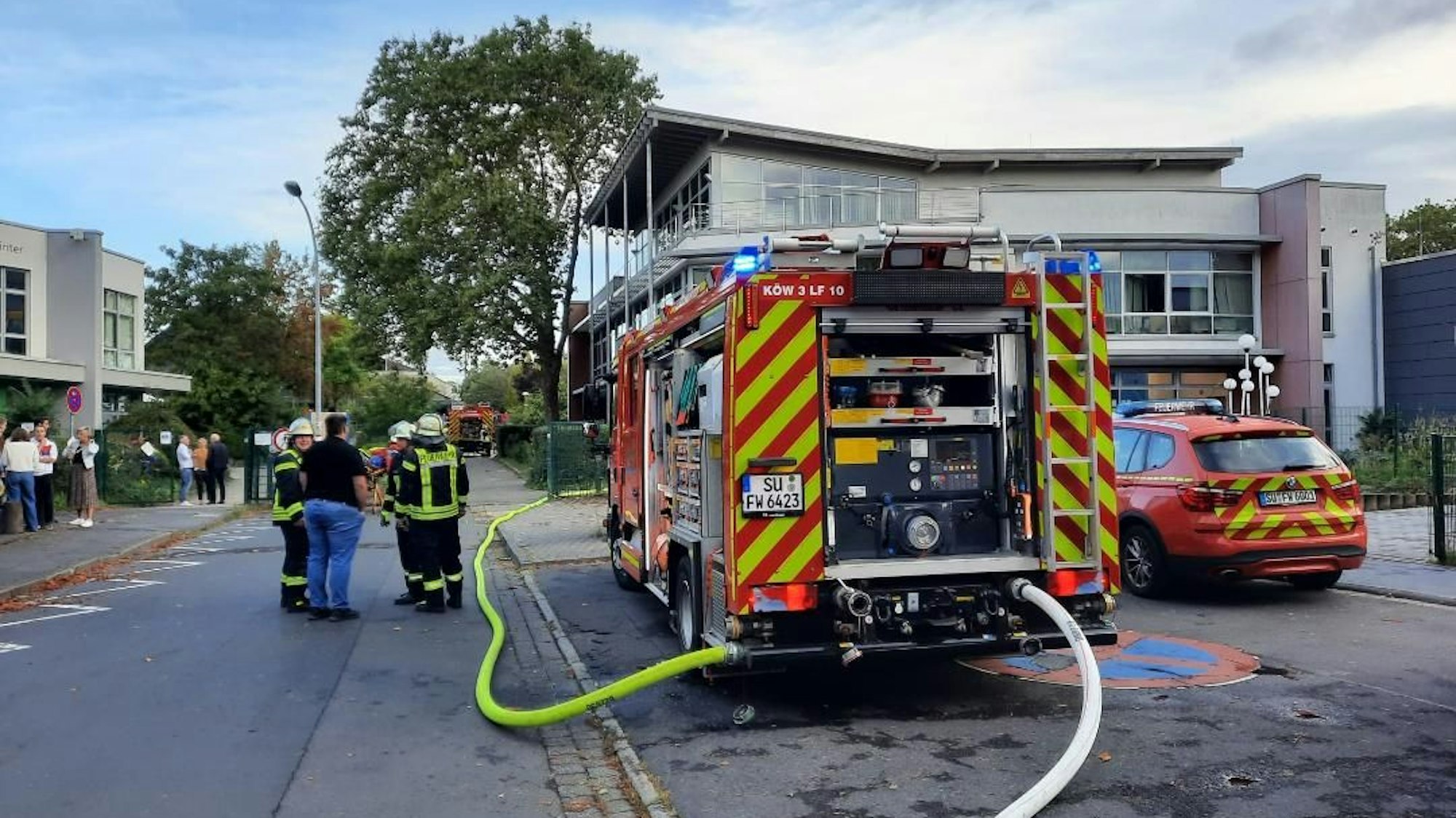 Feuerwehr im Einsatz.