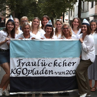 Die Fraulückcher aus Opladen sind der erste rein weibliche Karnevalsverein in Leverkusen.