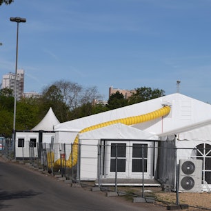 Aufnahmezentrum der Stadt Köln für ukrainische Geflüchtete