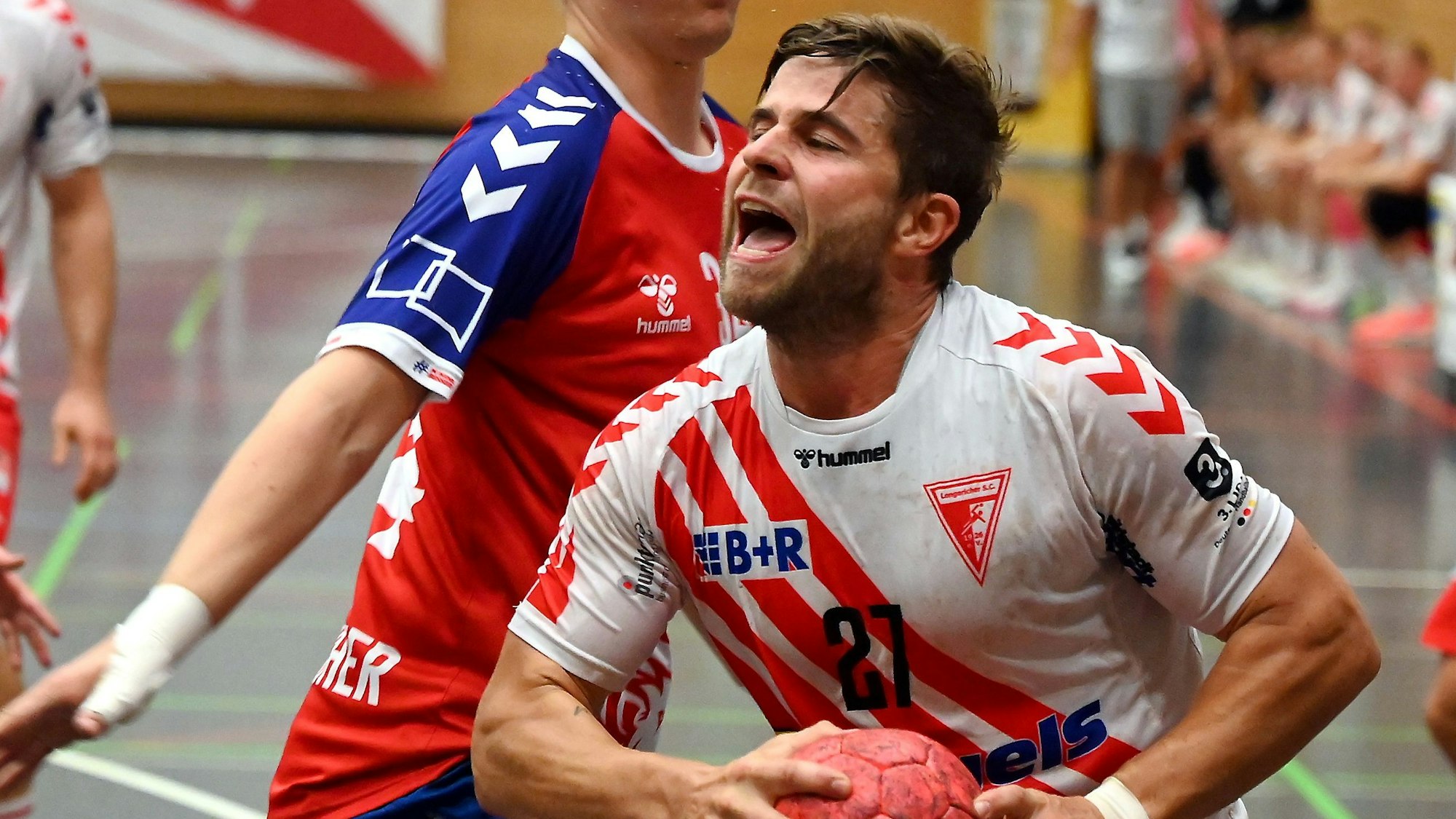 01.09.2023, Handball-Longericher SC Köln-Düsseldorf
rechts: Max Zimmermann (Longerich)
Foto: Uli Herhaus