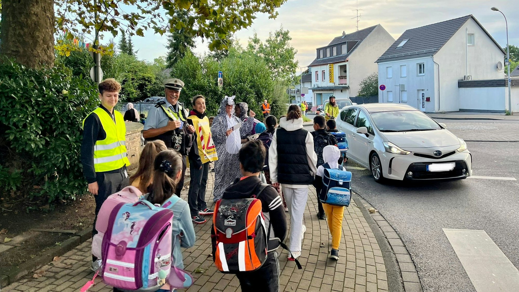 Aktion für sicheren Schulweg an der GGS Im Kirchfeld,