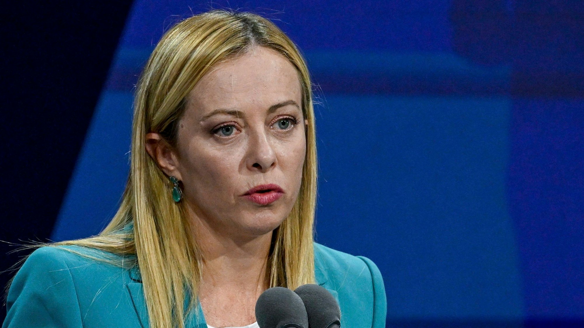 Italiens Ministerpräsidentin Giorgia Meloni (Archivbild)