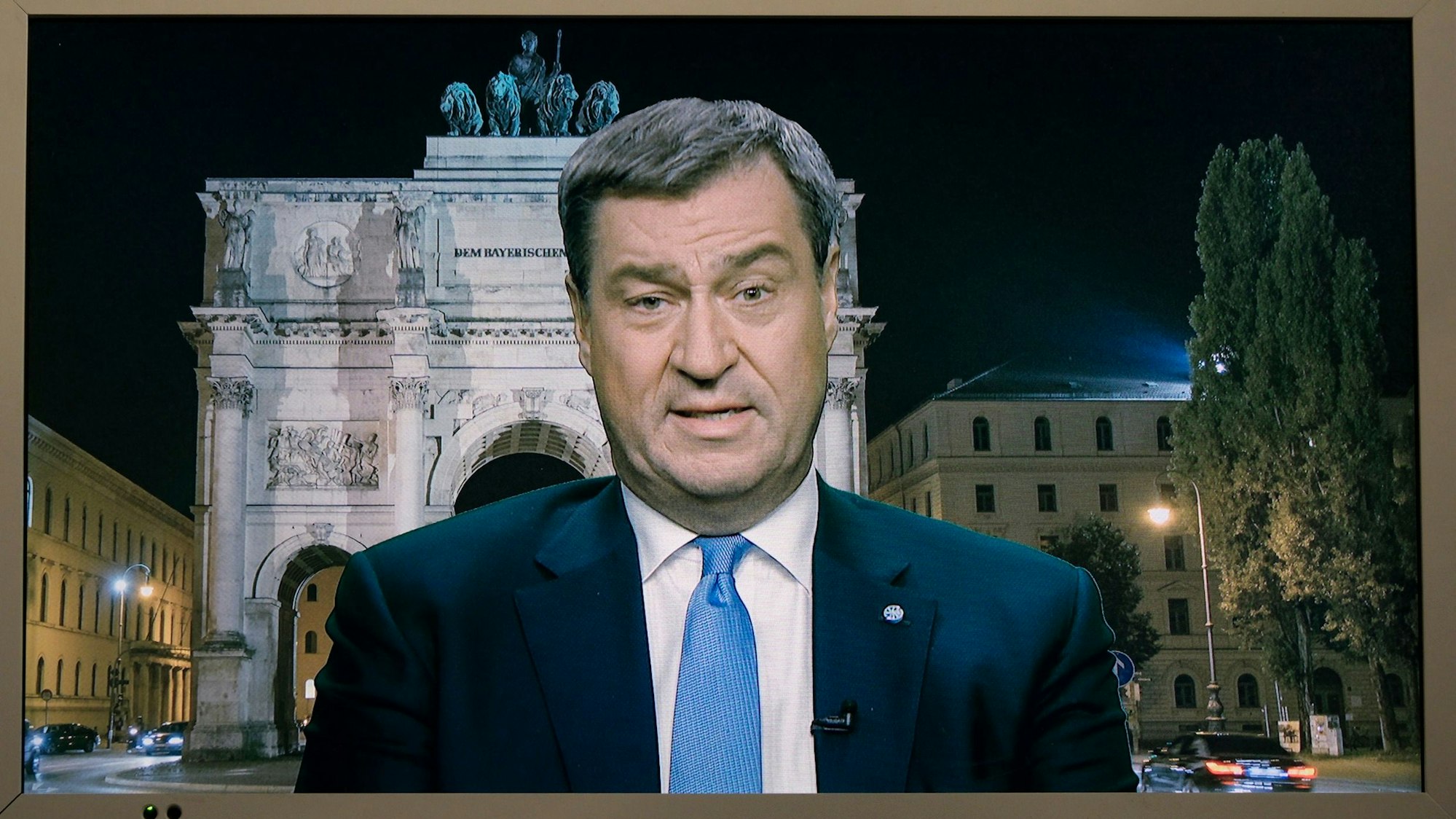 Markus Söder bei Anne Will.