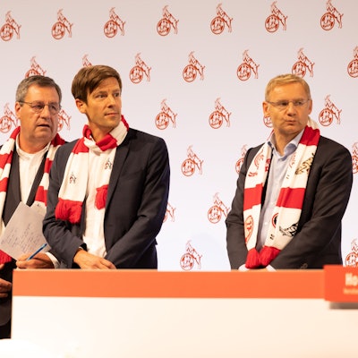 Das FC-Präsidium mit Werner Wolf, Eckhard Sauren und Carsten Wettich steht nach dem Abstieg in der Kritik.