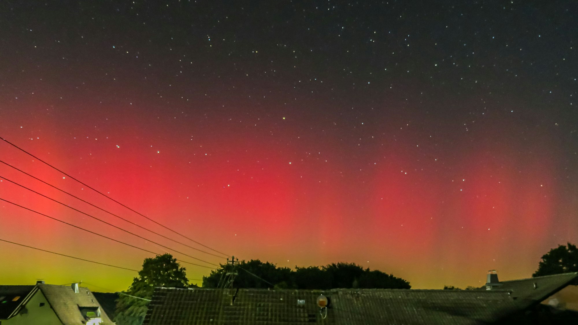 Polarlichter über Much