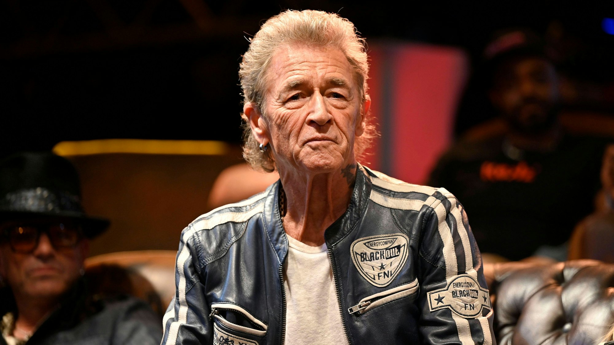 Peter Maffay bei einer Pressekonferenz zu Maffays Abschiedstournee Farewell-Tour 2024 zum 55 jährigen Bühnenjubiläum im Music Store professional. Köln, 21.09.2023 *** Peter Maffay at a press conference for Maffays farewell tour Farewell Tour 2024 to celebrate 55 years on stage at the Music Store professional Cologne, 21 09 2023