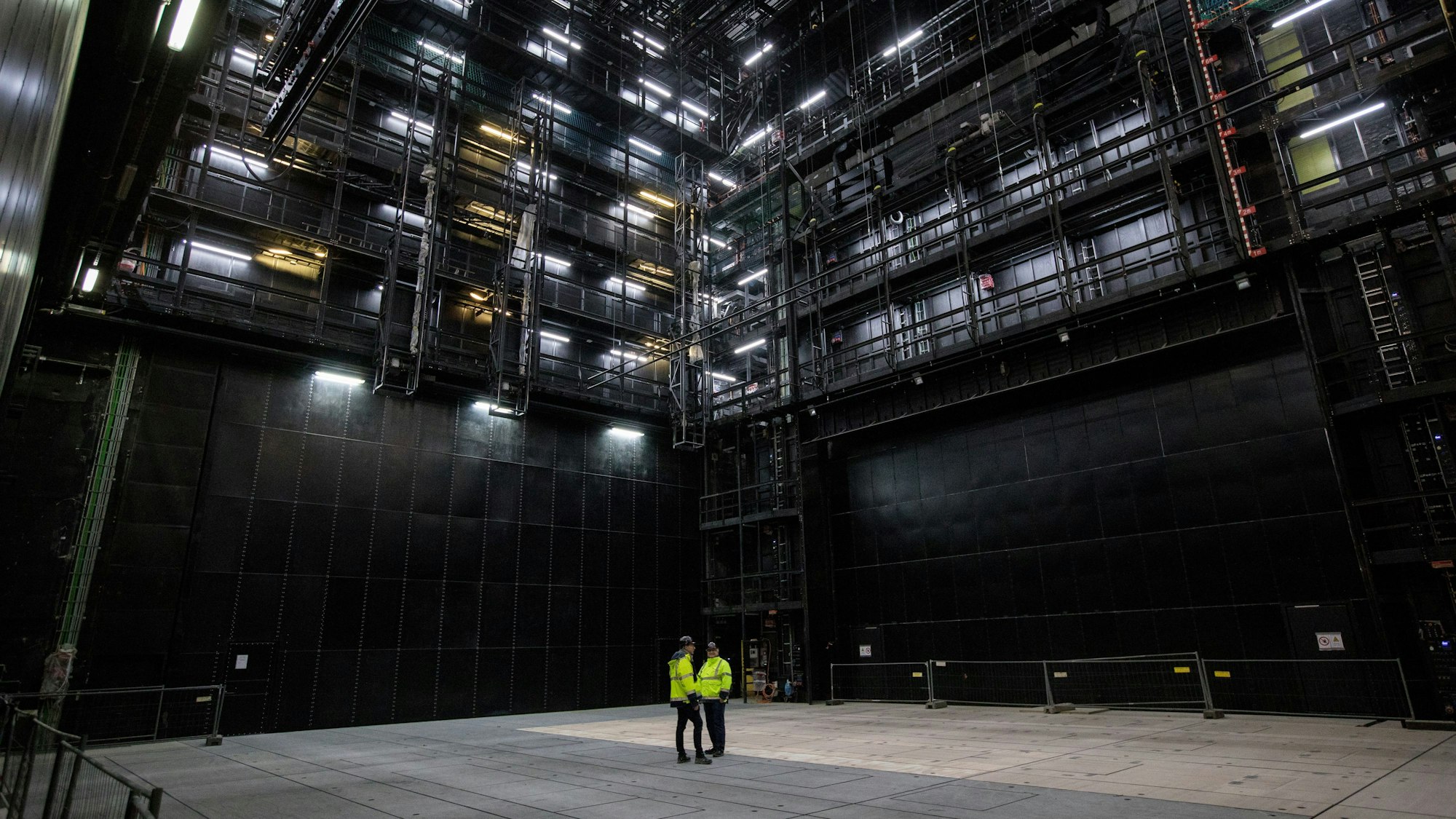 Aufnahmen von der Baustelle der Bühnen der Stadt Köln (Schauspielhaus und Oper).
Im Bild die Hauptbühne.