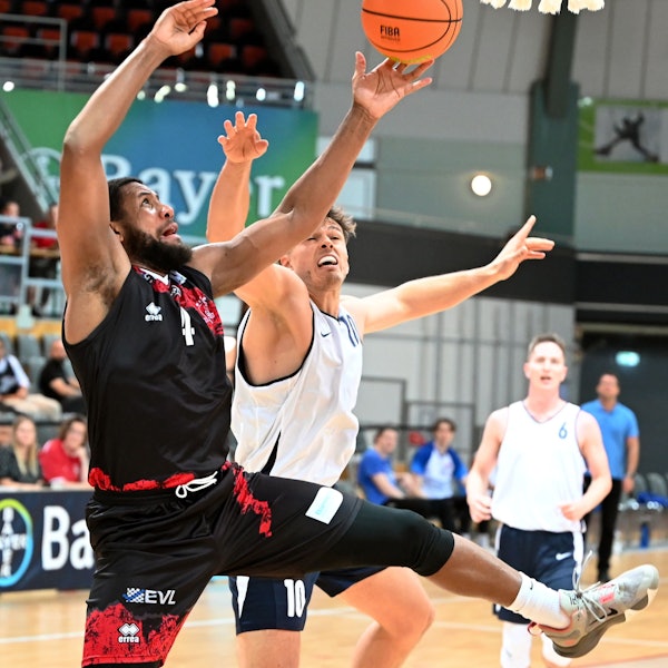 15.09.2023, Basketball-Bayer Giants-Etzella Ettelbruck
links: Quadre Lollis (Bayer)
Foto: Uli Herhaus