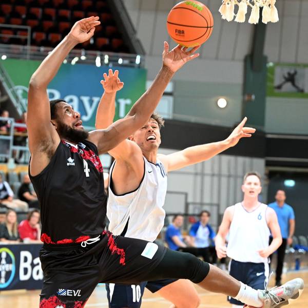 15.09.2023, Basketball-Bayer Giants-Etzella Ettelbruck
links: Quadre Lollis (Bayer)
Foto: Uli Herhaus